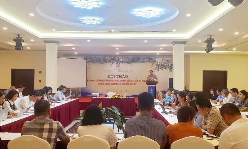 Tiếp tục nâng cao chất lượng xây dựng, ban hành văn bản quy phạm pháp luật của địa phương